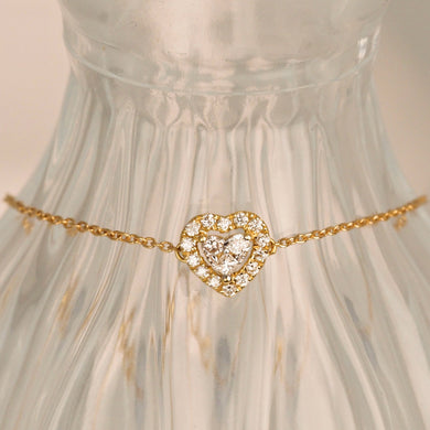 The Diamond Heart Bracelet