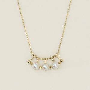 Triple Akoya Pearl Necklace