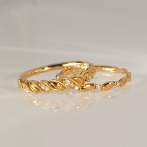 The Trio Diamond Twist Ring