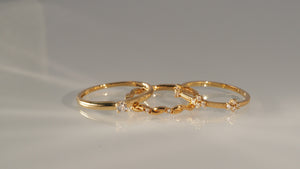 The Trio Diamond Twist Ring