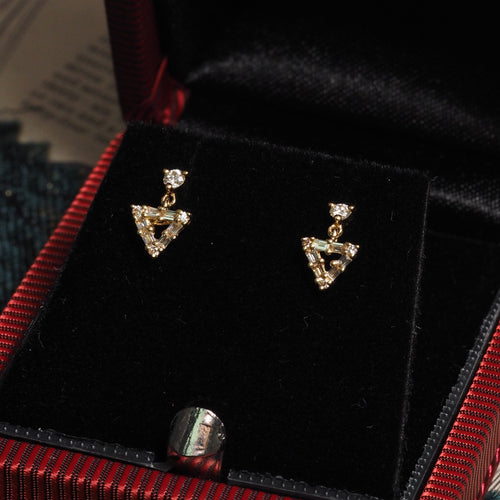 Diamond Pointer Earrings