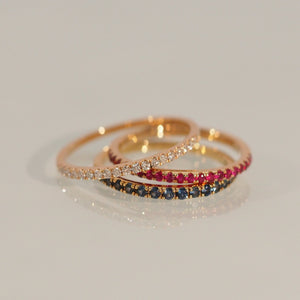Blue Sapphire Band Ring