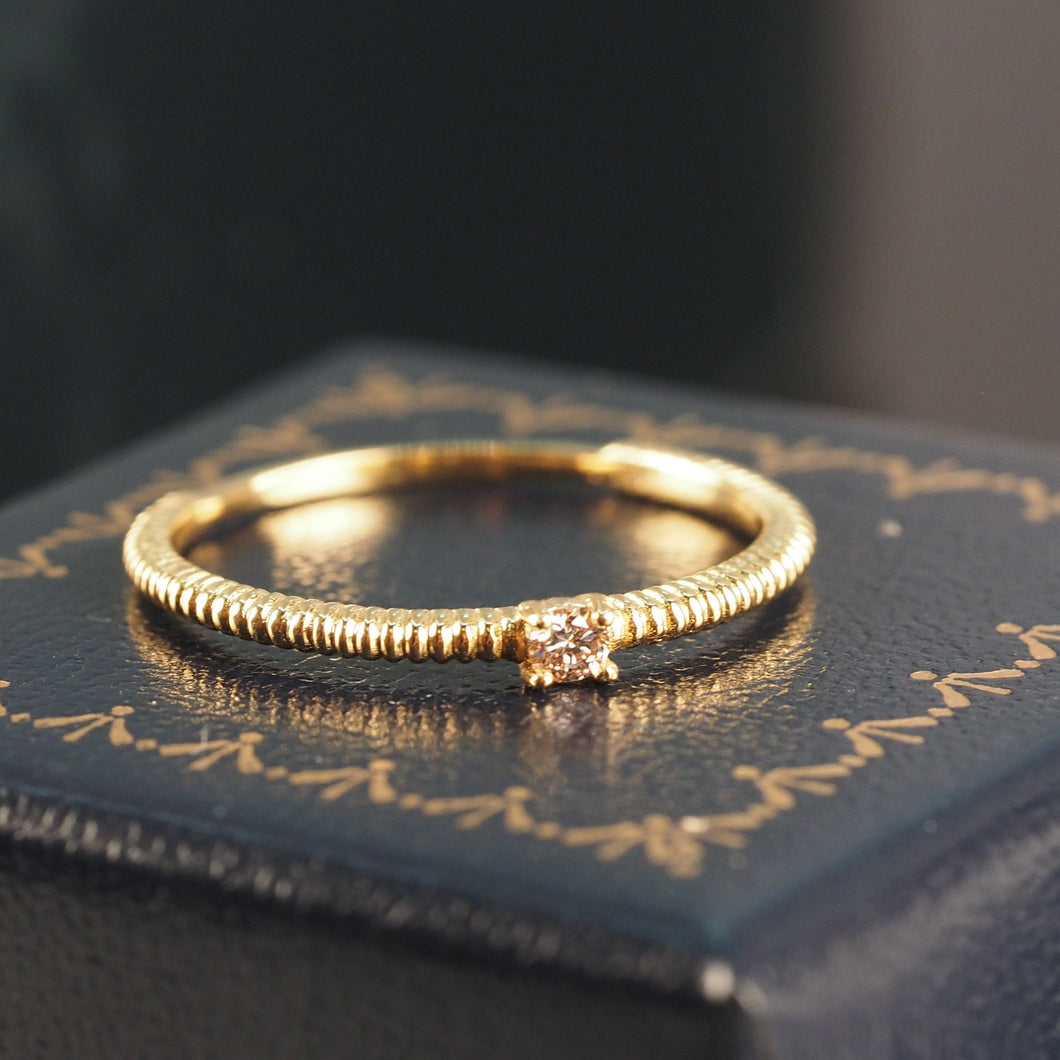 The Brown Diamond Wire Ring