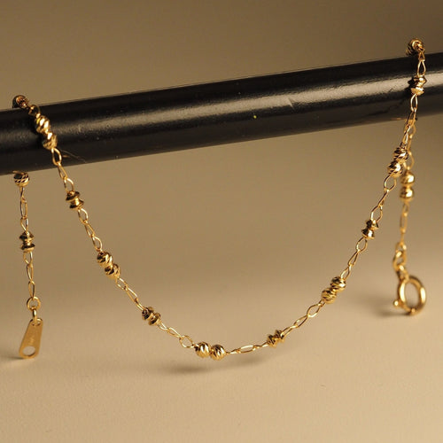 Metallic Meteorite and Abacus Bracelet
