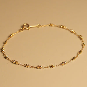 Metallic Meteorite and Abacus Bracelet