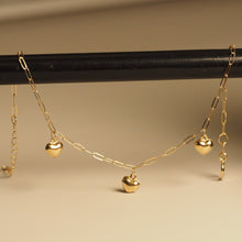 Load image into Gallery viewer, The Golden Heart Mini Link Chain Bracelet