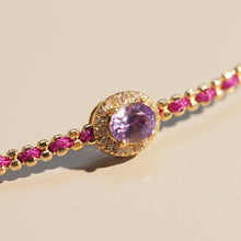 Load image into Gallery viewer, Gemstone Beam Bracelet