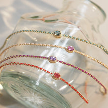 Load image into Gallery viewer, Gemstone Beam Bracelet