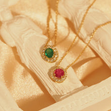Load image into Gallery viewer, Ruby Diamond Gem Candy Necklace