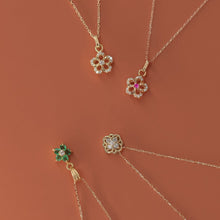 Load image into Gallery viewer, Clover Mandala Necklace