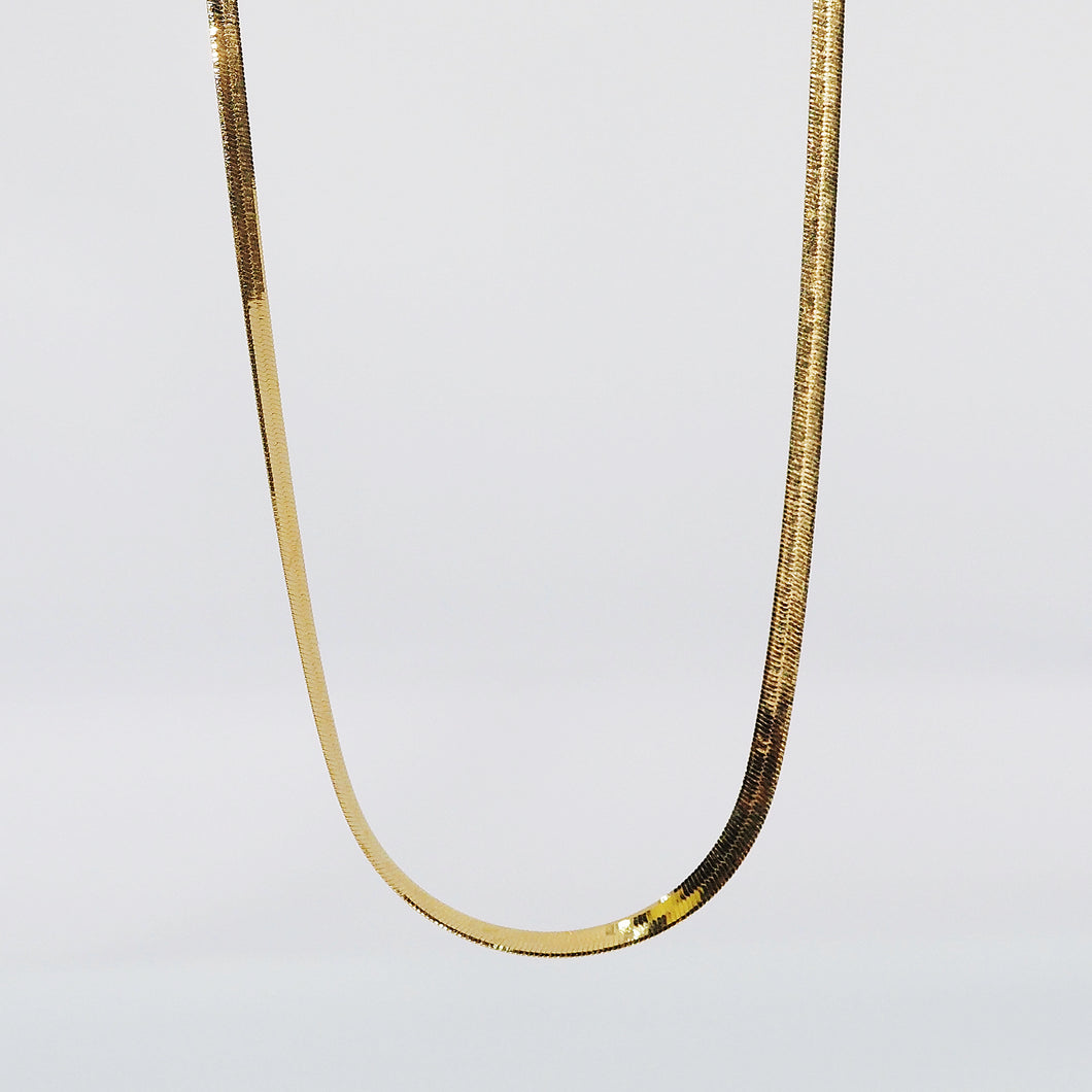 Flat Snakebone Necklace