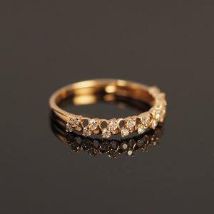 Tidal Wave Diamond Ring