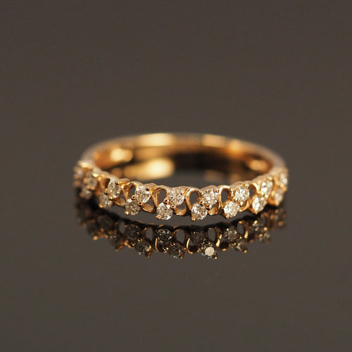 Tidal Wave Diamond Ring