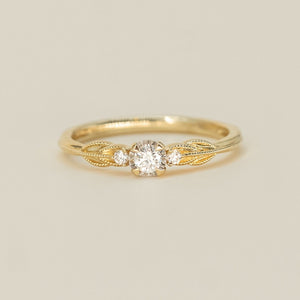 Diamond Foliage Ring