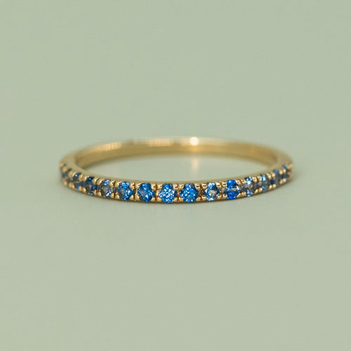 Blue Sapphire Band Ring
