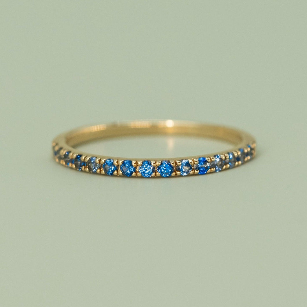 Blue Sapphire Band Ring