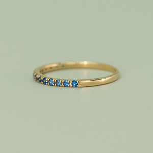 Blue Sapphire Band Ring
